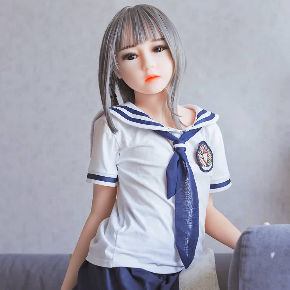 Kayla 125cm Miniature Flat Chest Tiny Sex Doll Miisoodoll