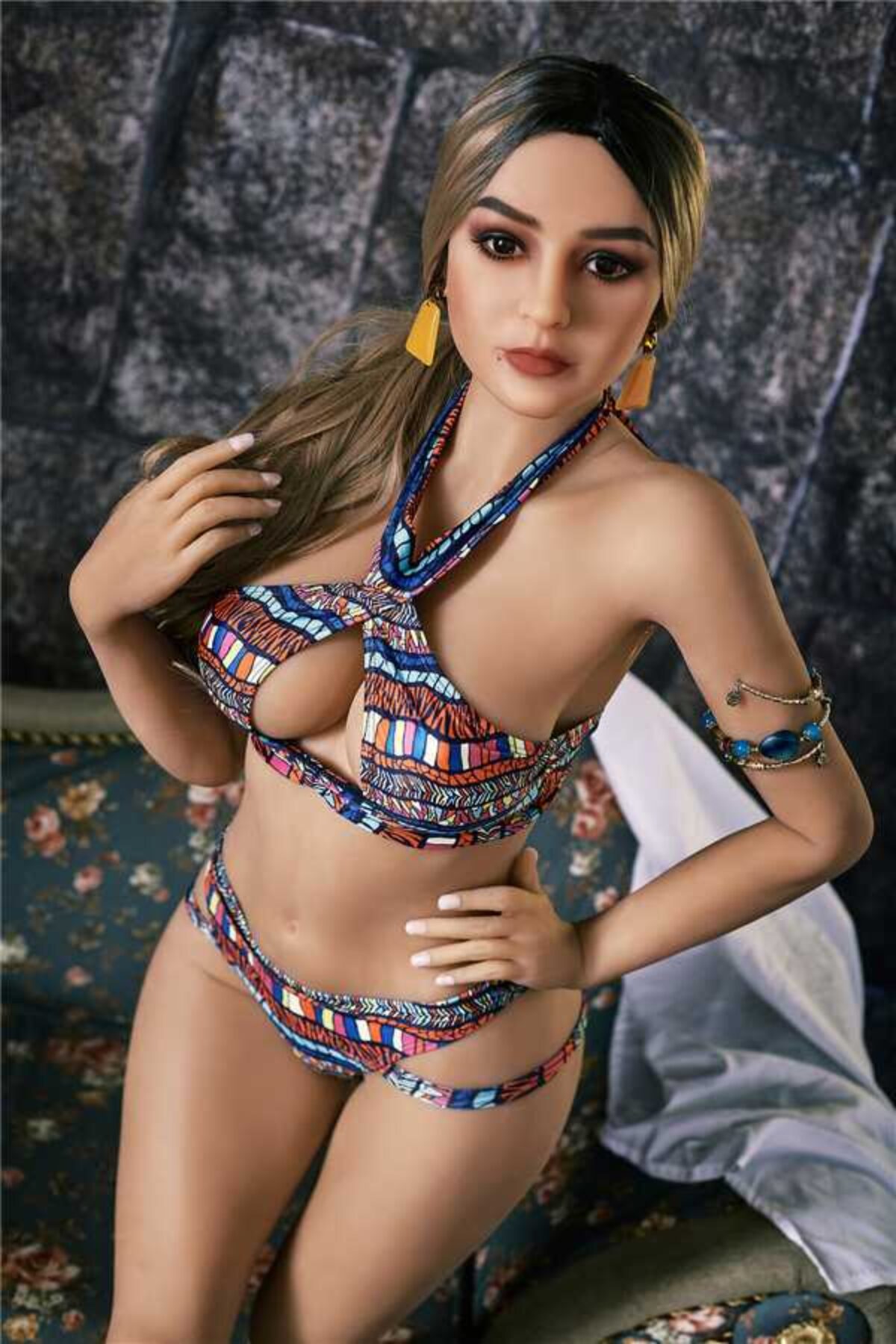 leiser vibrator Melancholische Debütantin Real Doll 172CM F-Cup Mollige Sexpuppe